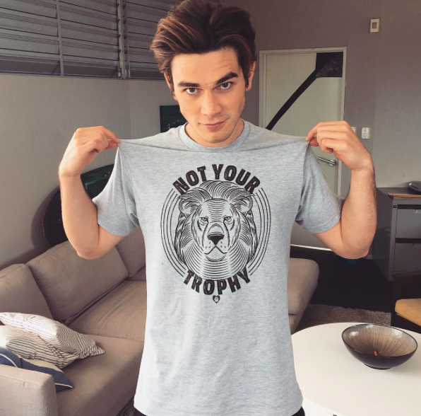 iwfh:  This boy is just incredible. KJ Apa on Instagram. And it just gets better