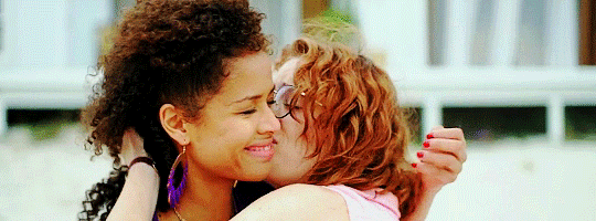 rottenwasp:  san junipero + face touching  💗💗💗
