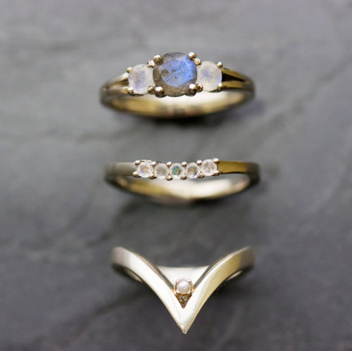 sosuperawesome: Rings by TheFlyingFoxArts on Etsy • So Super Awesome is also on Facebook, Twitt