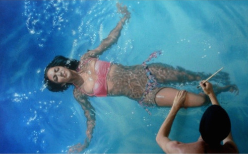 hahamagartconnect:  idea-ing:  Incredibly lifelike paintings of swimmersArtist: Gustavo Silva Nuñez  It’s hard to woo me with realism these days…but I’m going to acquiesce to this artist because this is amazing work. 