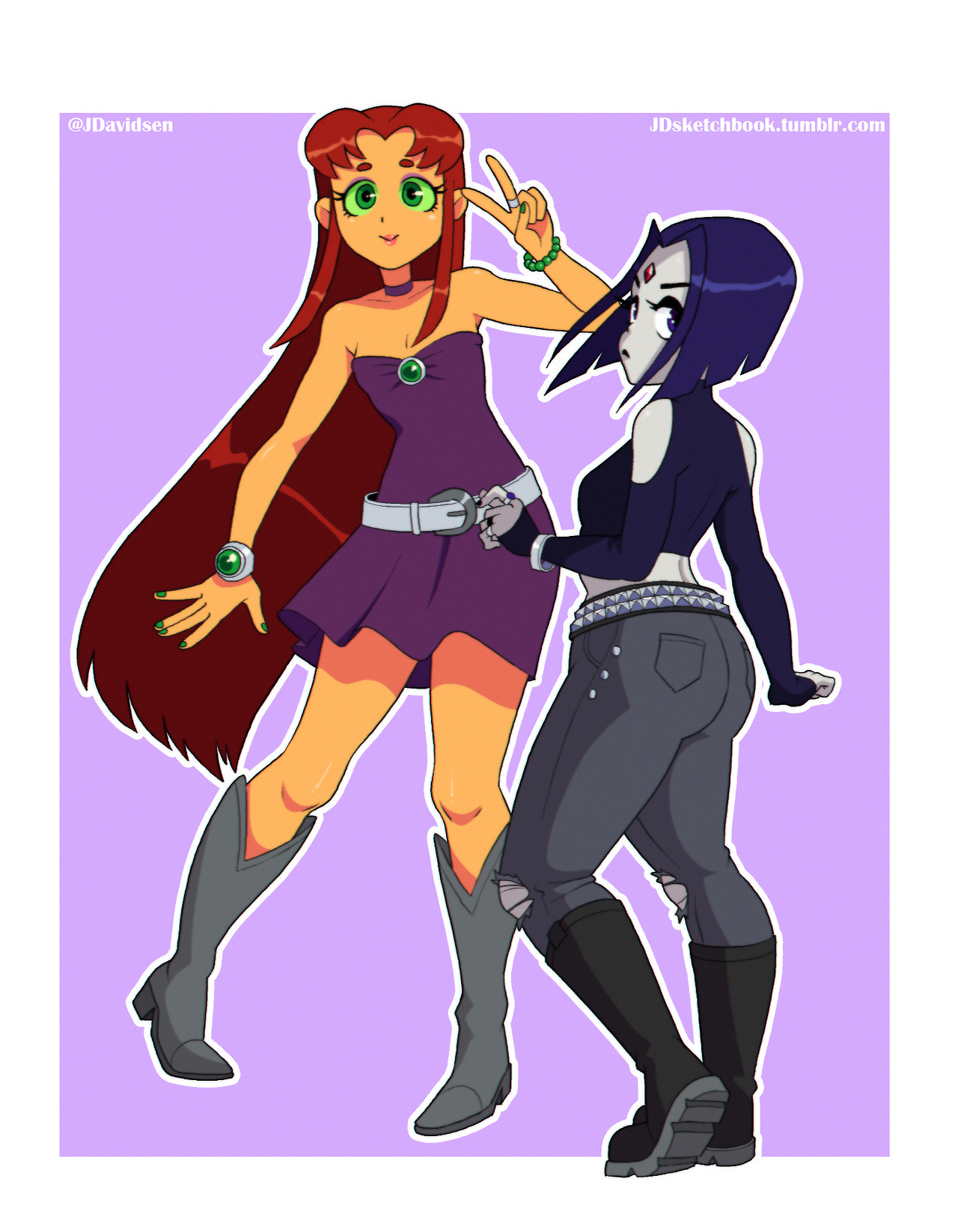 jdsketchbook:Popular girls &lt;3 &lt;3 &lt;3