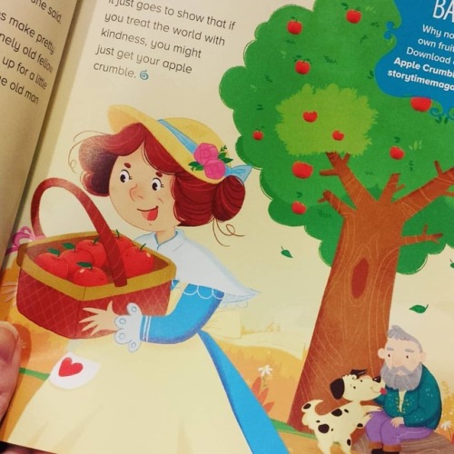 I received the new issue of @storytimemag today already! This month there is a little story illusyra