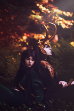 Leah x Lady Loki by SilverWolfieShizuma 