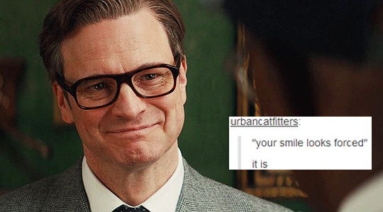 sophcooks:  Kingsman + text posts [3/?]