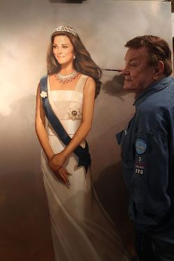 thebritgirl:  The Duchess of Cambridge painted