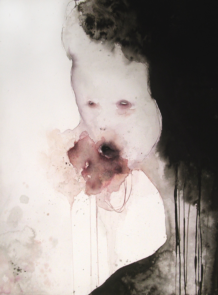 bloodstainedvibrator:  selections from the watercolor series I don’t want your