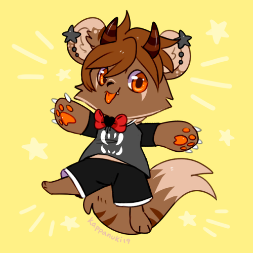 sakamotorei:  Chibi commission of Gaui for Tinymunchkin098 [commissions are open]