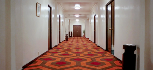 To construct the interiors of the Overlook Hotel, Stanley Kubrick and his production designer, Roy W