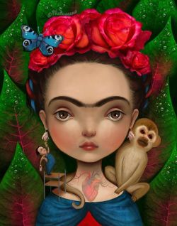 allansander:  Pequeñita y llena de vida Frida