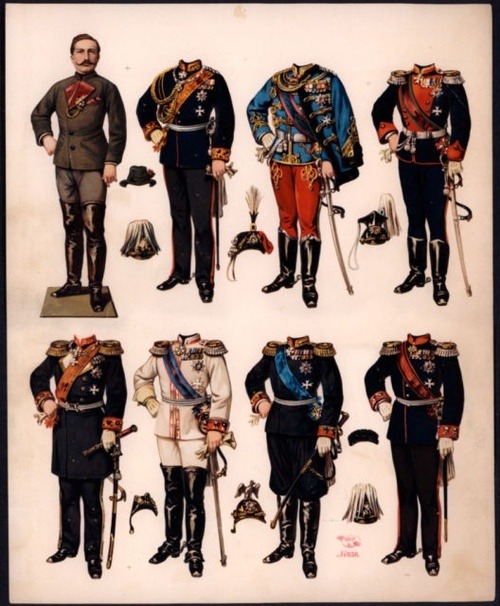 walzerjahrhundert: Kaiser Wilhelm II paper doll, 1880s