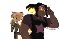 shacklefunk:  human au,,,,pearl is a disillusioned