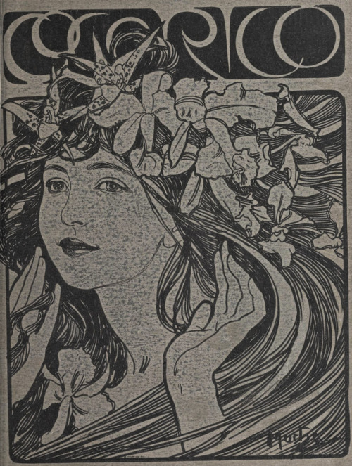 Alphonse Mucha (1860-1939) cover, “Cocorico”, #4, 1899Source