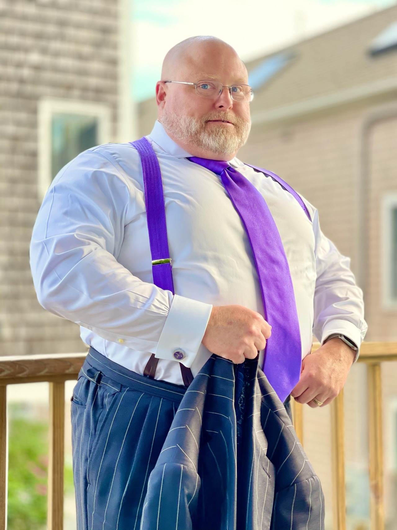 The Papa Bear of Men's Fashion — Suspenders (or Braces) and the Big Man ...