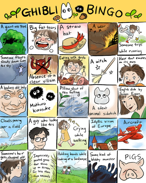 Ghibli Bingo!