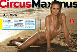 ajcook1fan:  A.J. Cook in Maxim Magazine