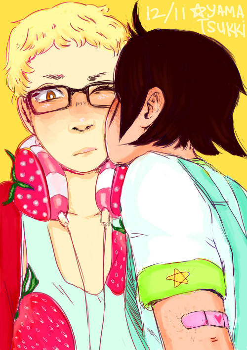 caqsules:  happy ((late ) tsukkiyama day!!! these kids r killin me 