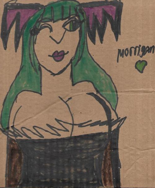 Cardboard Drawings Of My Favorite Ladies.^^
