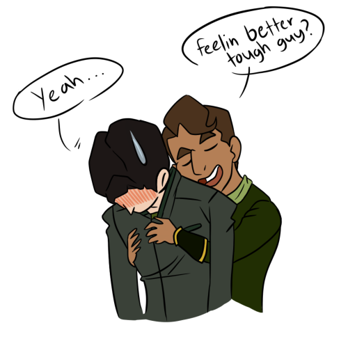 hagbiscuitart:After 3 years of being together all the time I’m sure Wu picked up a trick or two on h