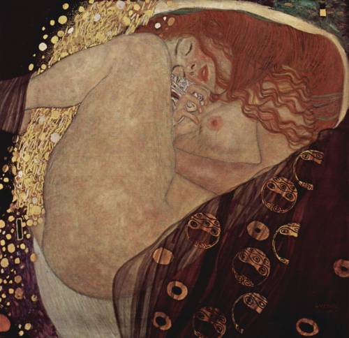 malinconie:Gustav Klimt, Danae, 1907-1908