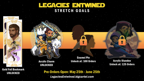 legacies-entwined: legacies-entwined:legacies-entwined:Stretch Goal #2 unlocked! All physical orders