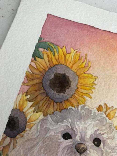 themajorbarkana - Watercolor flowers are one of my all time...