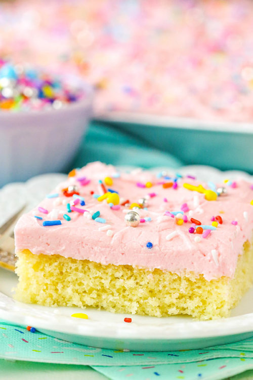 sweetoothgirl: Vanilla Sheet Cake