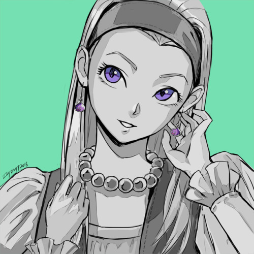 thetangles:★ zzyzzyy| Slime Earrings☆⊳various (dragon quest xi)✔ republished w/permission