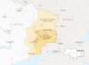 The Donetsk and Luhansk People’s Republics - It is unclear whether Russia’s recognition of these entities extends to lands controlled within the line of contact, or their claimed lands in light yellow. International law recognizes both as integral...