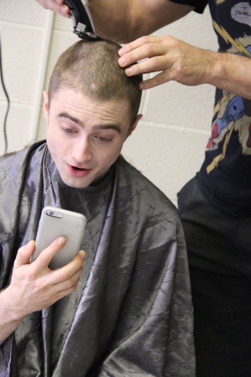 New Publication  #GooglePlus #tbt  The moment that Dan saw his shaven head for the first time!I love