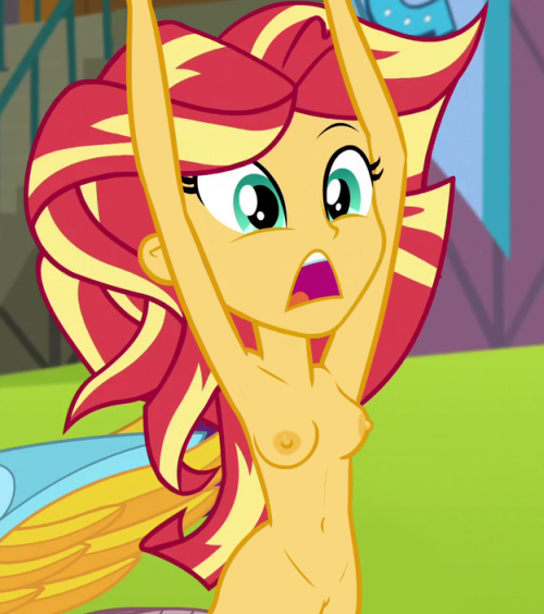 humanized-mane-six:  Sunset Shimmer (Friendship porn pictures