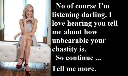 tdenialman:  Too sexy.  Nothing like a bit of lite mocking from a gorgeous woman you can no longer have.  