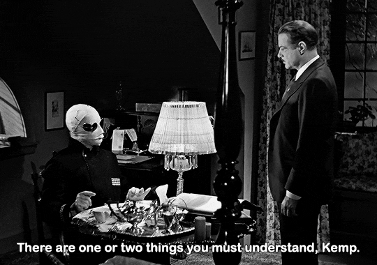 willyswonka:The Invisible Man (1933) dir. James Whale