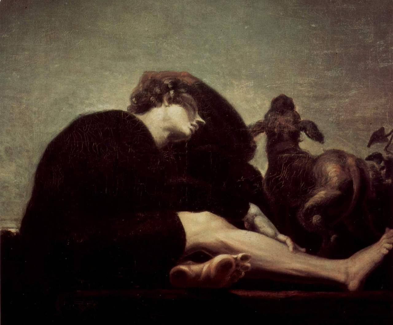 The Loneliness at Dawn by Henry Fuseli (1794-796)