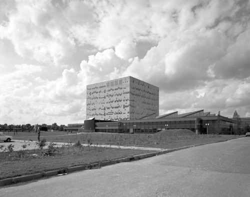 Wentgebouw (1970-74) of the University in Utrecht, the Netherlands, by Joost van der Grinten & T