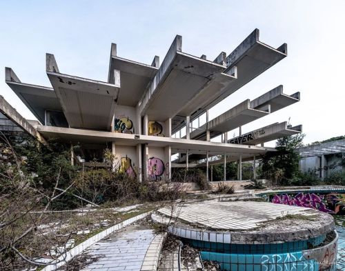 Haludovo Resort, Malinska, Croatia,built in 1972.architect Boris Magas© B.A.C.U.@_BA_CU #_BA_CU..Add