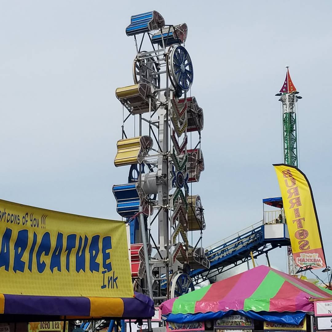 A gorgeous day in #Augusta. Feel blessed to spend the day with my family at the #GeorgiaCarolina #Fair. Also, the #Zipper is still intense.