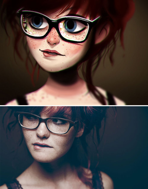 beth-and-daryl-dixon:  boredpanda:    Artist Turns Photos Of Random People Into Fun Illustrations     AW THESE ARE SO CUTE 