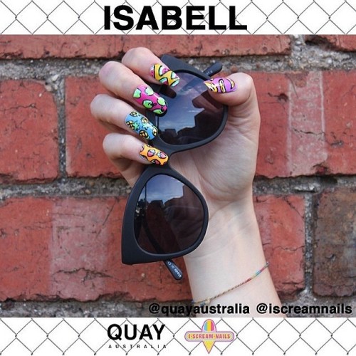 Last chance to enter our sweet comp with @quayaustralia ! Ends tonight at midnight. Regram this image or any other image in the series, tag @quayaustralia and @iscreamnails and also #iscream4quay to go into the draw to win 2 pairs of sunnies! There...