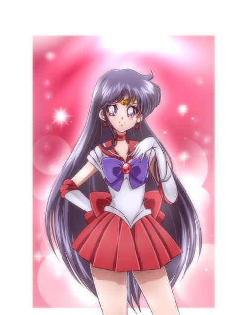 crybaby-hero:Sailor Mars by me. I hope you like it &lt;3