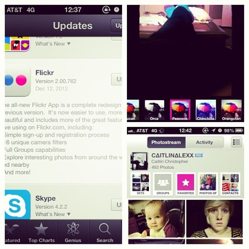 I never thought I’d see the day… Flickr has filters now… Also you can take photos from the app and upload them? Stupid. I hate it…