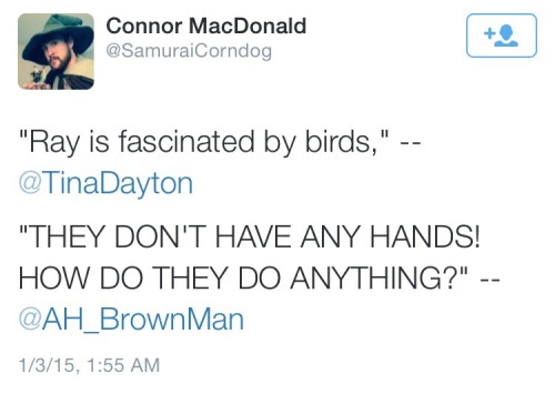 tenlittleroosters:  Ray pls 
