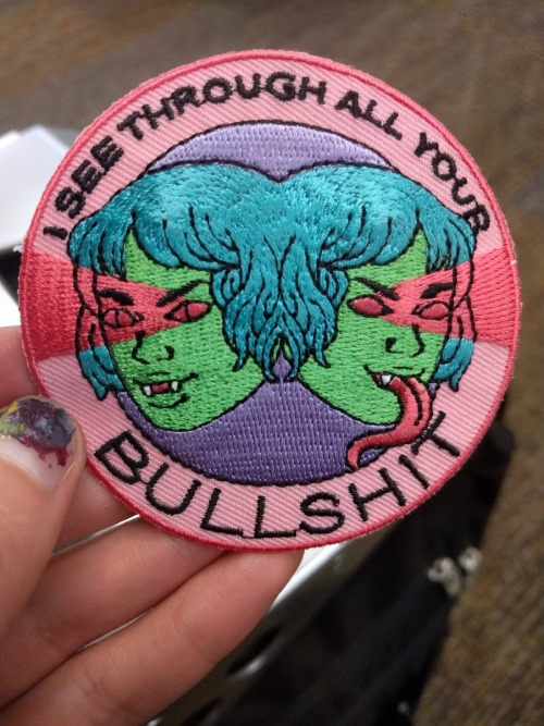 Embroidered patches by Jenn Woodall, available here