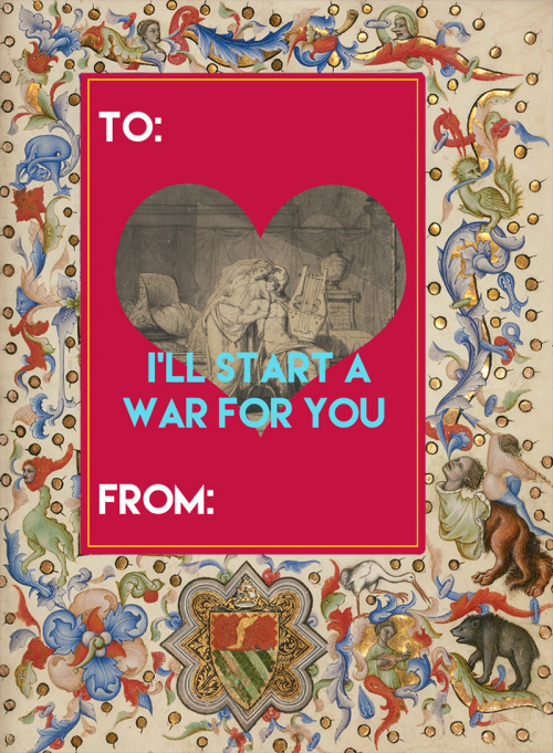 huntingtonlibrary: thegetty: thegetty: Valentines for the art history nerd in your life. Free p