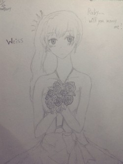 weisrub:  Image Weiss get married to Ruby…,the couple will have the sweet life♡ 