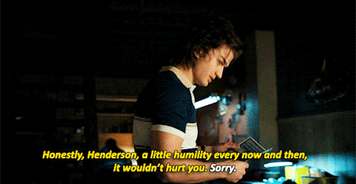 amanitacaplan:  Steve Harrington and Dustin Henderson in Stanger Things 4, vol. 1