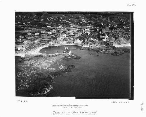 sniper-at-the-gates-of-heaven:aerial view of byblos, 1939