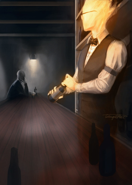 sanguithar:  A sort of follow-up to this I guess. I really liked drawing Grillby actually! There’s a little speedpaint of it on youtube if anyone would like to watch (: 