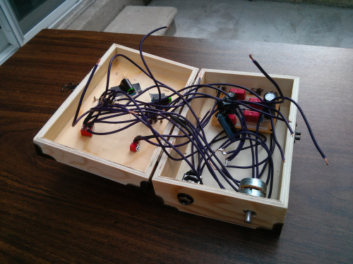 cassist:  Starving Student Millett Hybrid! Aside from the wire-hell that is the insides of this amp, I think this went pretty well. I only grabbed the soldering iron with my bare hands twice by accident. All jokes aside (although I really did grab it