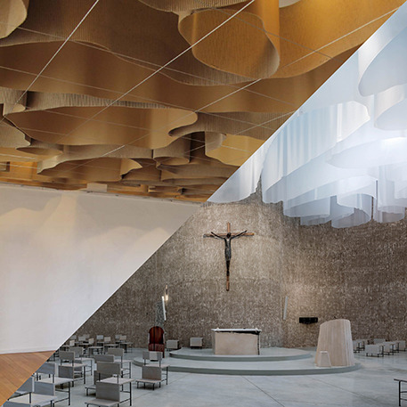 conformi: Yona Friedman, Structure lamellaire, 2018VSMario Cucinella Architects, Santa Maria Goretti