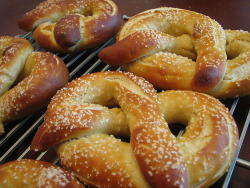 cravingsforfood:  Vegan pretzels.